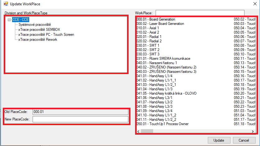 form UpdateWorkPlace